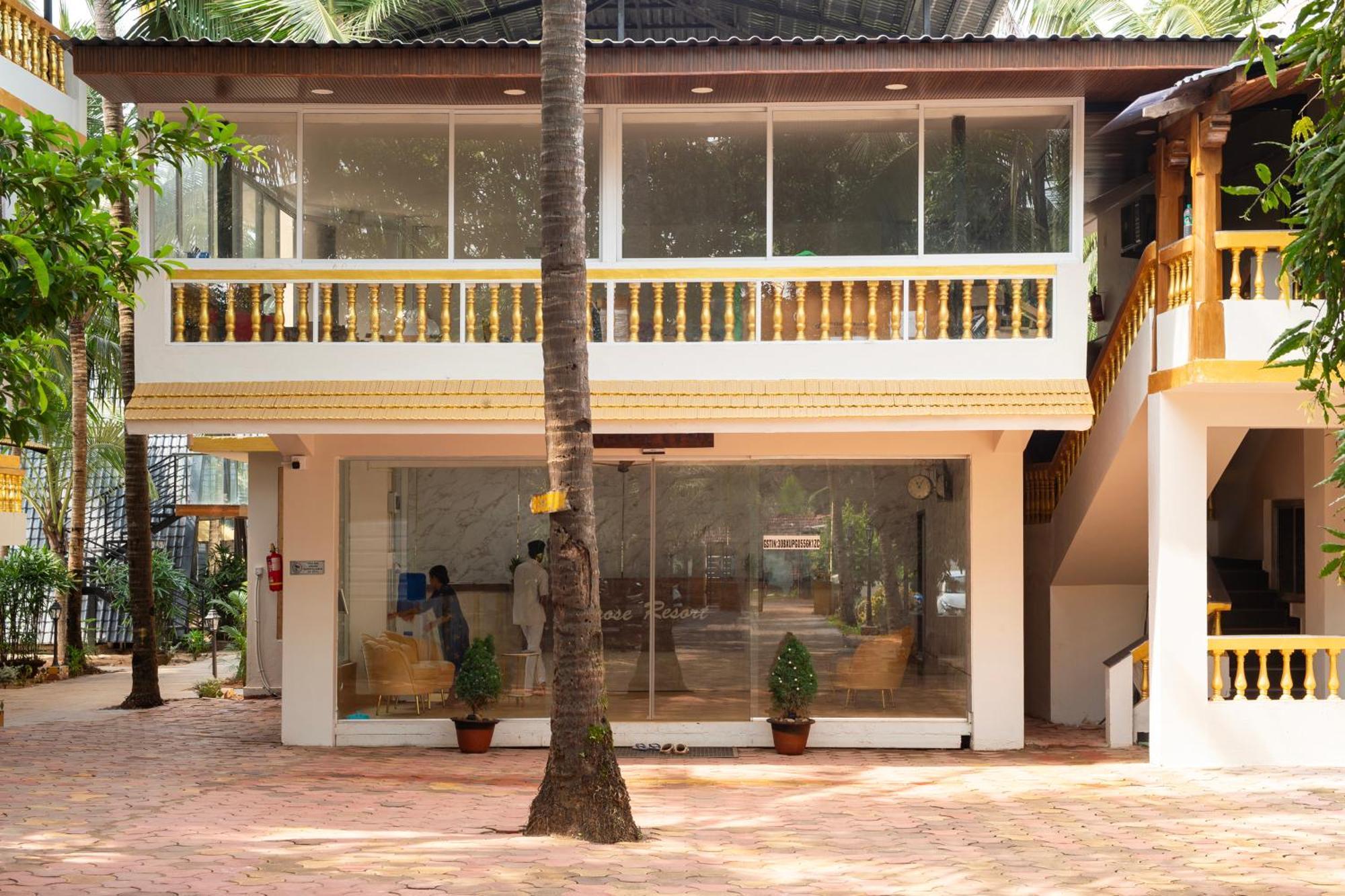 The Rose Goa Beach Resort Agonda Exteriör bild